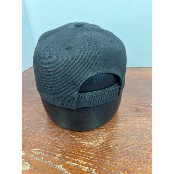 Vintage BMW Logo Black Baseball Strapback Hat X3 - Picture 2 of 4